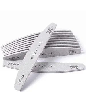 100/180 Grit Nail Files, 10PCS Zebra Emery Boards for Nails | Dual-Sided 100 Grit Shapes Acrylic & Gel, 180 Grit Smooths Natural Nails, Pre-Buffed Safe Edge Filers for Home DIY Salon Use 100/180 Grit Nail Files, 10PCS Zebra Emery Boards for Nails | Dual-Sided 100 Grit Shapes Acrylic & Gel, 180 Grit Smooths Natural Nails, Pre-Buffed Safe Edge Filers for Home DIY Salon Use