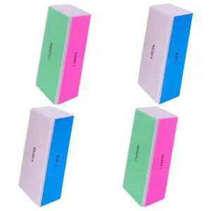 4 Way Nail Buffer Block (4 Pcs), Nail Shine Buffers Blocks Files for Natural and Acrylic Nails Smoother Buffing Block Polisher Fingernail File Buffer 120/240/600/3000 Grit for Buffing Shinning 4 Way Nail Buffer Block (4 Pcs), Nail Shine Buffers Blocks Files for Natural and Acrylic Nails Smoother Buffing Block Polisher Fingernail File Buffer 120/240/600/3000 Grit for Buffing Shinning
