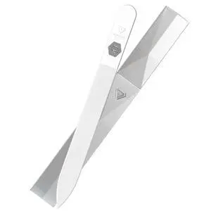 Czech Glass Nail File (Clear Color) with Silver Hardcase | Genuine Czech glass nail file for natural nails, keratin sealing nail file, fingernail file with protective case Czech Glass Nail File (Clear Color) with Silver Hardcase | Genuine Czech glass nail file for natural nails, keratin sealing nail file, fingernail file with protective case