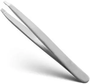 Ultra Precision Tweezers for Women & Men - Sharp Slant for Eyebrows, Facial Hair & Ingrown Hair | Professional Plucking Tool with Case | German Stainless Steel (Silver) Ultra Precision Tweezers for Women & Men - Sharp Slant for Eyebrows, Facial Hair & Ingrown Hair | Professional Plucking Tool with Case | German Stainless Steel (Silver)