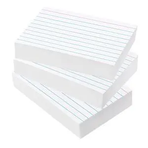 300 PCS White Index Cards 3x5 Single Sided Ruled | White Lined Note Cards 3 x 5 Flashcards for Studying, Note Taking and To Do List 300 PCS White Index Cards 3x5 Single Sided Ruled | White Lined Note Cards 3 x 5 Flashcards for Studying, Note Taking and To Do List