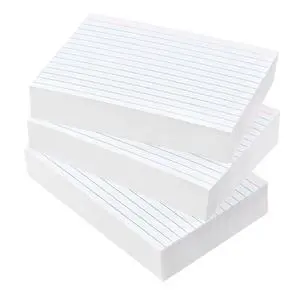 300 PCS White Index Cards 4x6 Single Sided Ruled | White Lined Note Cards 4 x 6 Flashcards for Studying, Note Taking and To Do List 300 PCS White Index Cards 4x6 Single Sided Ruled | White Lined Note Cards 4 x 6 Flashcards for Studying, Note Taking and To Do List