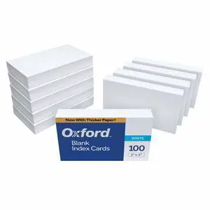 30 (1000 PK) Blank Index Cards, 3" x 5", White, 1,000 Cards (10 Packs of 100) (30) 30 (1000 PK) Blank Index Cards, 3" x 5", White, 1,000 Cards (10 Packs of 100) (30)