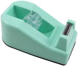 1Pcs Desktop Tape Dispenser,Adhesive Roll Holder with Weighted Nonskid Base,Office Tape Dispensers for School, Office and Home (Green) 1Pcs Desktop Tape Dispenser,Adhesive Roll Holder with Weighted Nonskid Base,Office Tape Dispensers for School, Office and Home (Green)