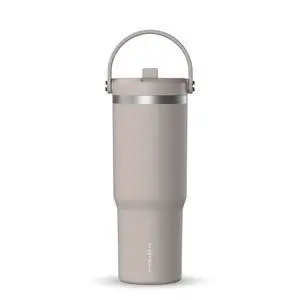 Nomad 32oz Stainless Steel Insulated Travel Tumbler with Handle & Straw Lid, Leakproof, Cupholder Friendly, Back to School, College Dorm, Gym & Everyday Hydration, Cold 24 Hours (Mocha) Nomad 32oz Stainless Steel Insulated Travel Tumbler with Handle & Straw Lid, Leakproof, Cupholder Friendly, Back to School, College Dorm, Gym & Everyday Hydration, Cold 24 Hours (Mocha)