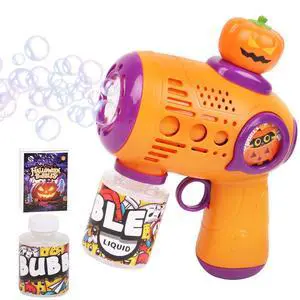 Halloween Bubble Gun for KidsPumpkin Bubble Wand Machine Gun Blaster Boo Basket Stuffers for Halloween Party Favors Outdoor Toys Birthday GiftsBatteries Not Included Halloween Bubble Gun for KidsPumpkin Bubble Wand Machine Gun Blaster Boo Basket Stuffers for Halloween Party Favors Outdoor Toys Birthday GiftsBatteries Not Included