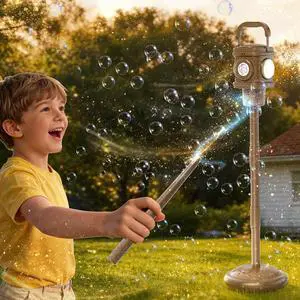 Automatic Bubble Machine for Kids 3-5, Remote Control LED Street lamp Bubble Toy for Indoor House Outdoor Play, Summer Water Toys for Kids Boy Girl Birthday Party Gifts Automatic Bubble Machine for Kids 3-5, Remote Control LED Street lamp Bubble Toy for Indoor House Outdoor Play, Summer Water Toys for Kids Boy Girl Birthday Party Gifts