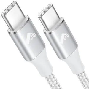 USB C to USB C Cable 60W 6FT C to C Cable Fast Charging Cord for iPhone17 USB Type C Charger Braided USBC to USBC Charging Cable for iPhone 16 Pro Max 15Plus, MacBook, iPad, Samsung S25 S24 USB C to USB C Cable 60W 6FT C to C Cable Fast Charging Cord for iPhone17 USB Type C Charger Braided USBC to USBC Charging Cable for iPhone 16 Pro Max 15Plus, MacBook, iPad, Samsung S25 S24
