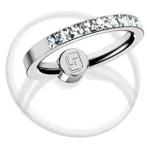 2 Pcs Clear Phone Ring Holder with Diamond, Silver | Transparent, Adhesive Finger Grip, 360° Rotation, Compatible with Most Phones, Tablet and Case 2 Pcs Clear Phone Ring Holder with Diamond, Silver | Transparent, Adhesive Finger Grip, 360° Rotation, Compatible with Most Phones, Tablet and Case