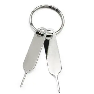 2 Pcs Universal Sim Card Tray Removal Key Tray Eject Pins, SD Removal Opening Tool with A Key Ring, for iPhone iPad Samsung Galaxy Google Pixel Phones 2 Pcs Universal Sim Card Tray Removal Key Tray Eject Pins, SD Removal Opening Tool with A Key Ring, for iPhone iPad Samsung Galaxy Google Pixel Phones