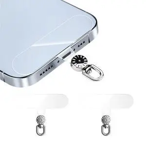 360 Degree Rotatable Clear Transparent TPU Mobile Phone Tether Tabs - Compatible with Lanyards and Mobile Phone Accessories, 2-Pack(TPU-Transparent) 360 Degree Rotatable Clear Transparent TPU Mobile Phone Tether Tabs - Compatible with Lanyards and Mobile Phone Accessories, 2-Pack(TPU-Transparent)