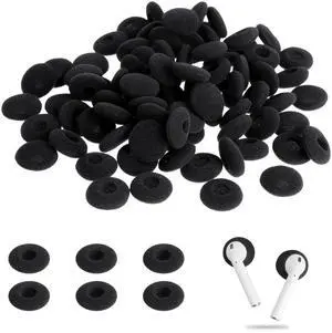 100PCS Foam Earphone Earbud, Soft Earphone Ear Buds Tips Earbud Noise Isolation Cover Caps Replacement Sponge Covers for Earphone Diameter 18MM (Black) 100PCS Foam Earphone Earbud, Soft Earphone Ear Buds Tips Earbud Noise Isolation Cover Caps Replacement Sponge Covers for Earphone Diameter 18MM (Black)
