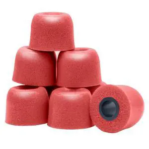 Replacement Earbud Tips for KZ ZS10 Pro X ZSN, Sennheiser IE 200 | Memory Foam Eartips for TV Headset, IEM Earphones, In Ear Headphone Tips, 3 Pairs, Small/Medium/Large, Red Replacement Earbud Tips for KZ ZS10 Pro X ZSN, Sennheiser IE 200 | Memory Foam Eartips for TV Headset, IEM Earphones, In Ear Headphone Tips, 3 Pairs, Small/Medium/Large, Red