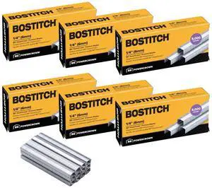 Office B8 PowerCrown 0.25 Inch Staples, Pack of 30,000 Staples (STCRP21151/4-6), Silver Office B8 PowerCrown 0.25 Inch Staples, Pack of 30,000 Staples (STCRP21151/4-6), Silver