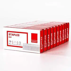 5,000 Staples, Fits 40 & 60 Sheet Capacity Staplers, 5/16" Leg Length | Jam Free Sharp Chisel Point Design, 10 Boxes of 500 Staples 5,000 Staples, Fits 40 & 60 Sheet Capacity Staplers, 5/16" Leg Length | Jam Free Sharp Chisel Point Design, 10 Boxes of 500 Staples