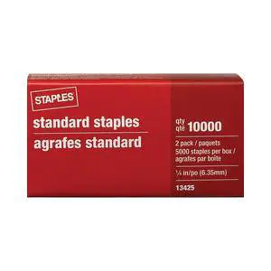 648695 Standard Staples 5 000/Box X 2 Pk 10 000 Count (13425-Us) 648695 Standard Staples 5 000/Box X 2 Pk 10 000 Count (13425-Us)