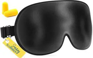 100% Silk Sleep Mask for Women Men Side Sleeper - Light Blocking Eye Mask for Sleeping, Zero Pressure Soft Blindfold, Adjustable Strap, Silk Eye Cover for Travel Nap - Black 100% Silk Sleep Mask for Women Men Side Sleeper - Light Blocking Eye Mask for Sleeping, Zero Pressure Soft Blindfold, Adjustable Strap, Silk Eye Cover for Travel Nap - Black