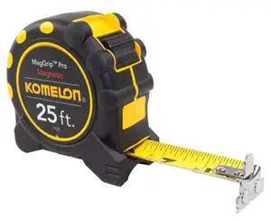 7125 Monster Maggrip 25-Foot Measuring Tape with Magnetic End, Yellow, 25ft- Blade 7125 Monster Maggrip 25-Foot Measuring Tape with Magnetic End, Yellow, 25ft- Blade