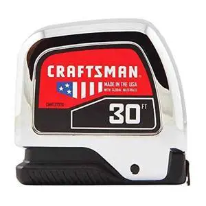 Tape Measure, Chrome, 30-Foot (CMHT37370S) Tape Measure, Chrome, 30-Foot (CMHT37370S)