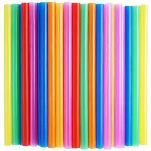 100 Pcs Jumbo Smoothie Straws, Colorful Disposable Wide-Mouth | Large Plastic Straws for Bubble Tea, Milkshakes, Thick Drinks 100 Pcs Jumbo Smoothie Straws, Colorful Disposable Wide-Mouth | Large Plastic Straws for Bubble Tea, Milkshakes, Thick Drinks