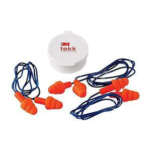Corded Reusable Earplug, 3-Pair with Case Corded Reusable Earplug, 3-Pair with Case