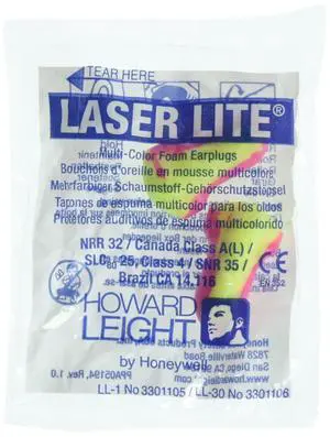 Ll1 Laser Lite Foam Earplugs No Cords, 50 Count Ll1 Laser Lite Foam Earplugs No Cords, 50 Count
