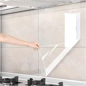 Kitchen Oil Proof Clear Wall Protector Film, 15.7x118 Clear Contact Paper Peel and Stick, Self-Adhesive Transparent Backsplash Sticker Roll, Heat-Resistant Vinyl Film Wallpaper Protection for Cabinet Kitchen Oil Proof Clear Wall Protector Film, 15.7x118 Clear Contact Paper Peel and Stick, Self-Adhesive Transparent Backsplash Sticker Roll, Heat-Resistant Vinyl Film Wallpaper Protection for Cabinet