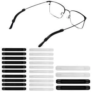 12 pairs Eyeglasses Ear Grip, Silicone Ear Hooks Anti-slip Holder Temple Tips Sleeve Retainer for Sunglasses, Reading Glasses, Sports Glasses Belt 12 pairs Eyeglasses Ear Grip, Silicone Ear Hooks Anti-slip Holder Temple Tips Sleeve Retainer for Sunglasses, Reading Glasses, Sports Glasses Belt