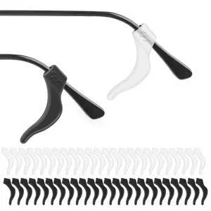 24 Pairs Glasses Ear Grip, Silicone Ear Hooks For Glasses With Storage Box for Sports and Work 24 Pairs Glasses Ear Grip, Silicone Ear Hooks For Glasses With Storage Box for Sports and Work