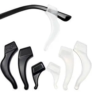 6 Pairs 3 Different Sizes Silicone Eyeglass Ear Grips - Anti-Slip Holder Hooks for Sports, Sunglasses & Reading Glasses - Comfortable Sleeve Retainers 6 Pairs 3 Different Sizes Silicone Eyeglass Ear Grips - Anti-Slip Holder Hooks for Sports, Sunglasses & Reading Glasses - Comfortable Sleeve Retainers