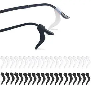 22Pairs Glasses Anti-slip Silicone Ear Clip, Glasses Holder With Storage Box, Safety Eyewear Retainers, Eyeglass Ear Grips for for Sports Glass Sunglasses Reading (11 Black 11 white) 22Pairs Glasses Anti-slip Silicone Ear Clip, Glasses Holder With Storage Box, Safety Eyewear Retainers, Eyeglass Ear Grips for for Sports Glass Sunglasses Reading (11 Black 11 white)