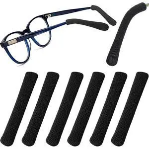 Soft Knitting Cotton Fabric Glasses Ear Cushion, Upgrade Anti-Slip Elastic Comfort Eyeglass Ear Cushions Grips, Eyeglasses Temple Tips Sleeve Retainer for Glasses Sunglasses Eyewear Accessories Soft Knitting Cotton Fabric Glasses Ear Cushion, Upgrade Anti-Slip Elastic Comfort Eyeglass Ear Cushions Grips, Eyeglasses Temple Tips Sleeve Retainer for Glasses Sunglasses Eyewear Accessories