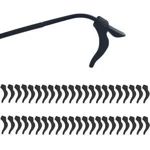 22 Pairs Black Silicone Eyeglass Ear Grip with Storage Box, Anti Slip Eyeglass Retainer, Premium Silicone Ear Hook, Never Worry About Missing Your Glasses or Sunglasses Again 22 Pairs Black Silicone Eyeglass Ear Grip with Storage Box, Anti Slip Eyeglass Retainer, Premium Silicone Ear Hook, Never Worry About Missing Your Glasses or Sunglasses Again