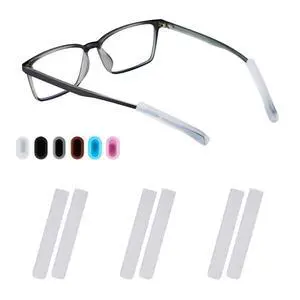 Glasses Ear Cushion, Non Slip Soft Silicone Eyeglass Ear Cushions, Anti-Slip Comfort Eyeglasses Temple Tips Sleeve Retainer, Comfort Eye Glass Ear Grips, Glasses Accessories (3 White Pairs) Glasses Ear Cushion, Non Slip Soft Silicone Eyeglass Ear Cushions, Anti-Slip Comfort Eyeglasses Temple Tips Sleeve Retainer, Comfort Eye Glass Ear Grips, Glasses Accessories (3 White Pairs)