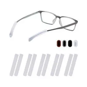 Glasses Ear Cushion, Non Slip Soft Silicone Eyeglass Ear Cushions, Anti-Slip Comfort Eyeglasses Temple Tips Sleeve Retainer, Comfort Eye Glass Ear Grips, Glasses Accessories (5 White Pairs) Glasses Ear Cushion, Non Slip Soft Silicone Eyeglass Ear Cushions, Anti-Slip Comfort Eyeglasses Temple Tips Sleeve Retainer, Comfort Eye Glass Ear Grips, Glasses Accessories (5 White Pairs)