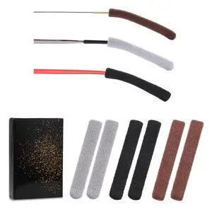 Glasses Ear Cushion, Soft and Well-Fitting Glasses Ear Grip | Anti-Slip Elastic Comfort Eyeglasses Temple Tips Sleeve, Knitting Eyeglass Arm Cushion (Black/Brown/Grey, 3 Pairs) Glasses Ear Cushion, Soft and Well-Fitting Glasses Ear Grip | Anti-Slip Elastic Comfort Eyeglasses Temple Tips Sleeve, Knitting Eyeglass Arm Cushion (Black/Brown/Grey, 3 Pairs)