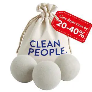 100% New Zealand Wool Dryer Balls - 3 Pack - for Laundry, Fabric Softening, Anti Static, No Lint, Odorless and Reusable 100% New Zealand Wool Dryer Balls - 3 Pack - for Laundry, Fabric Softening, Anti Static, No Lint, Odorless and Reusable