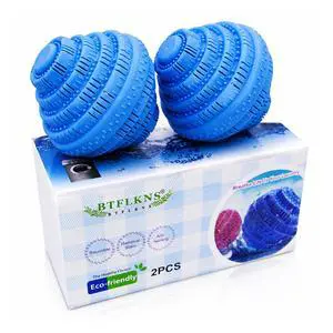 Laundry Balls Set, Eco-Friendly Laundry Balls, 2Pack, Blue | Premium Washing Ball, Super Soft Shell Doesn't Hurt Clothes, Advanced Ceramic Balls, 2000 Washing Cycle Laundry Balls Set, Eco-Friendly Laundry Balls, 2Pack, Blue | Premium Washing Ball, Super Soft Shell Doesn't Hurt Clothes, Advanced Ceramic Balls, 2000 Washing Cycle