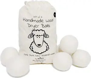 Wool Dryer Balls XL 6-Pack - 100% Pure New Zealand Wool, Natural Fabric Softener, Reduces Wrinkles & Drying Time, Ideal for Essential Oils, Dryer Sheets Alternative,Dryer Balls Laundry Reusable Wool Dryer Balls XL 6-Pack - 100% Pure New Zealand Wool, Natural Fabric Softener, Reduces Wrinkles & Drying Time, Ideal for Essential Oils, Dryer Sheets Alternative,Dryer Balls Laundry Reusable
