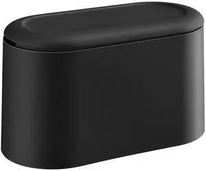 Mini Trash Can with Lid,Small Desktop Trash Can,Black 0.5 Gal | Countertop Mini Garbage Cans,Small Garbage Can for Office Kitchen Coffee Table, Tiny Wastebasket for Desktop Mini Trash Can with Lid,Small Desktop Trash Can,Black 0.5 Gal | Countertop Mini Garbage Cans,Small Garbage Can for Office Kitchen Coffee Table, Tiny Wastebasket for Desktop