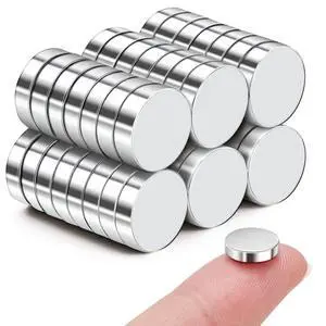 45 Pcs Refrigerator Magnets, 10x2.6mm Small Fridge Magnets, Silver | Multi-Use Premium Neodymium Office Magnets for Fridge, Whiteboard, Billboard in Home, Kitchen, Office and School 45 Pcs Refrigerator Magnets, 10x2.6mm Small Fridge Magnets, Silver | Multi-Use Premium Neodymium Office Magnets for Fridge, Whiteboard, Billboard in Home, Kitchen, Office and School