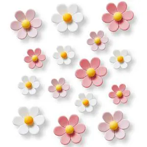 18 pcs - Cute Flower Magnet, Girl Pink Magnet for Fridge and Locker, Whiteboard, and Decoration18 pcs - Flower-Pink 18 pcs - Cute Flower Magnet, Girl Pink Magnet for Fridge and Locker, Whiteboard, and Decoration18 pcs - Flower-Pink