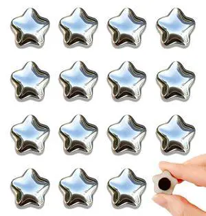 Fridge Magnets,15Pcs Silver Star Magnets Refrigerator Decorative | 15 Pcs Strong Magnets Fridge 0.73in Small Star Cute Decorative Magnet Set for Home Kitchen Office Whiteboard Locker Fridge Magnets,15Pcs Silver Star Magnets Refrigerator Decorative | 15 Pcs Strong Magnets Fridge 0.73in Small Star Cute Decorative Magnet Set for Home Kitchen Office Whiteboard Locker