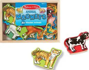 Wooden Animal Magnets Set (20 Pieces) Farm, Zoo & Pet Fridge Magnets in Storage Box Montessori Preschool Learning Toys for Toddlers & Kids Ages 2+ - FSC-Certified | 20 Wooden Animal Magnets Wooden Animal Magnets Set (20 Pieces) Farm, Zoo & Pet Fridge Magnets in Storage Box Montessori Preschool Learning Toys for Toddlers & Kids Ages 2+ - FSC-Certified | 20 Wooden Animal Magnets