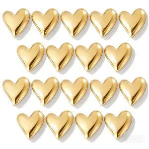 18 Pcs Heart Fridge Magnets for Refrigerator Locker Whiteboard Decor, Gold | 1 In/2.5cm Small Cute Heart-Shaped Design, Hold for Notes Photos Home Kitchen School Office Use 18 Pcs Heart Fridge Magnets for Refrigerator Locker Whiteboard Decor, Gold | 1 In/2.5cm Small Cute Heart-Shaped Design, Hold for Notes Photos Home Kitchen School Office Use