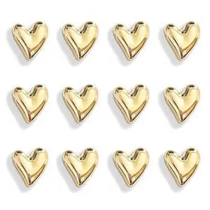 12PCS Refrigerator Magnets Gold Magnets for Fridge 0.83in Small | Love Heart Cute Decorative Magnet Set for Home Kitchen Office Whiteboard Decor 12PCS Refrigerator Magnets Gold Magnets for Fridge 0.83in Small | Love Heart Cute Decorative Magnet Set for Home Kitchen Office Whiteboard Decor