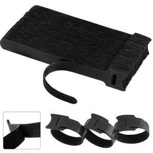60 PCS 6 Inches Reusable Cable Ties, Adjustable Cord Straps, Cable Organizer, Cord Wrap and Hook Loop Cords Management - Black 60 PCS 6 Inches Reusable Cable Ties, Adjustable Cord Straps, Cable Organizer, Cord Wrap and Hook Loop Cords Management - Black