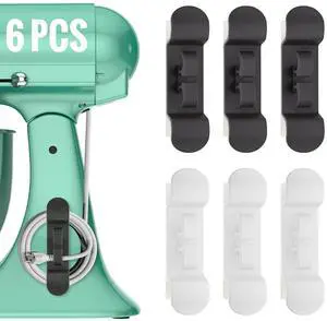 6PCS Cord Organizer for Appliances, Upgraded Appliance Cord Wrap | Cord Holder Stick on Pressure Cooker, Coffee Maker, Air Fryer and Blender 6PCS Cord Organizer for Appliances, Upgraded Appliance Cord Wrap | Cord Holder Stick on Pressure Cooker, Coffee Maker, Air Fryer and Blender