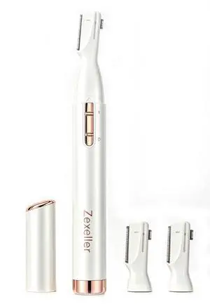 Eyebrow Trimmer for Women, Personal Groomers Battery Operated Face Razor | Personal groomers face trimmer, facial hair remover for women, peach fuzz and upper lip touch ups Eyebrow Trimmer for Women, Personal Groomers Battery Operated Face Razor | Personal groomers face trimmer, facial hair remover for women, peach fuzz and upper lip touch ups