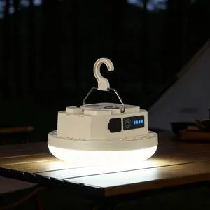 Rechargeable Camping Lantern, 3000LM Magnetic, Cold White | Soft Start Eye Protection, 4000mAh, 72H Runtime, USB-C, Hanging Hook, IP65, Tent Light, for Power Outage, Emergency, Hiking Rechargeable Camping Lantern, 3000LM Magnetic, Cold White | Soft Start Eye Protection, 4000mAh, 72H Runtime, USB-C, Hanging Hook, IP65, Tent Light, for Power Outage, Emergency, Hiking